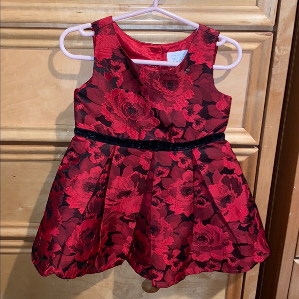 red dress